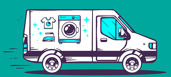 Laundry pickup online and delivery